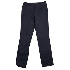 Steven Alan Pants Mens 30x32 Navy Stretch Comfort Fit Straight Leg Double Stitch